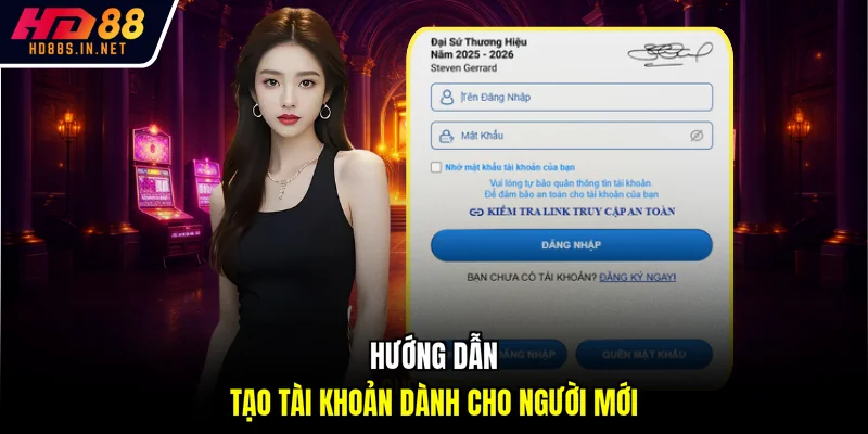 Hướng dẫn tạo tài khoản dành cho người mới
